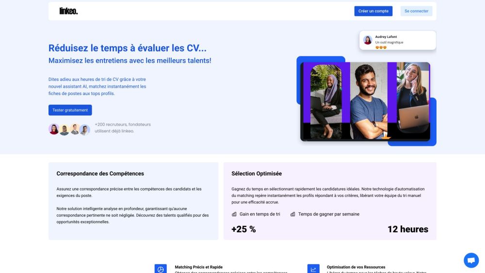 Linkeo: CV Screening, Matching & Time-Saving Assistant for Recruiters