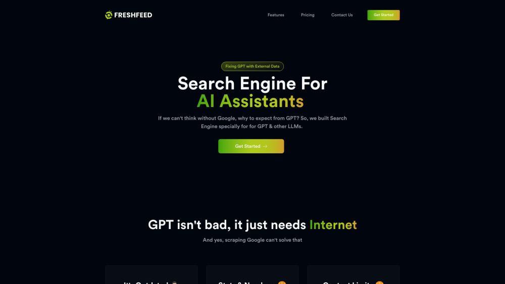 FreshFeed: Accurate GPT Search - Latest Data, No Hallucinations