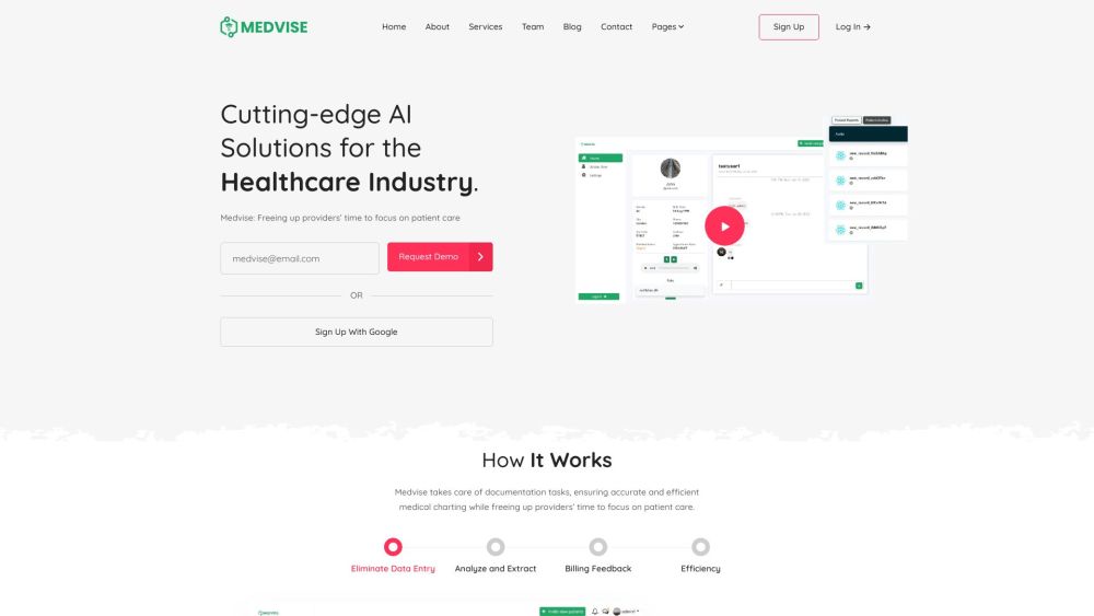 Medvise: AI Scribing, No Manual Data Entry or Medical Coding Needed