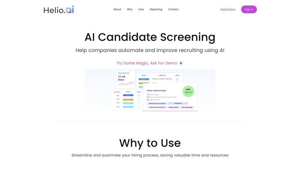 Helio-ai: Automate & Improve Recruiting with Advanced AI Tools