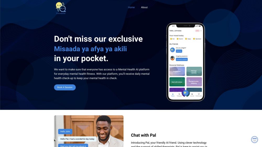 FriendnPal: AI Mental Health App Boosting Africa's Wellbeing