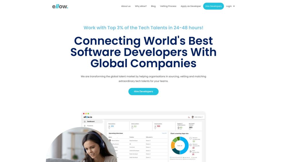 **Ellow: Connect with Top Freelance Developers via Rigorous Vetting**