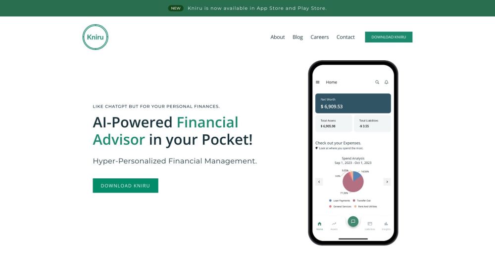 Kniru: AI-Powered Finance App for Smarter Budgeting & Management