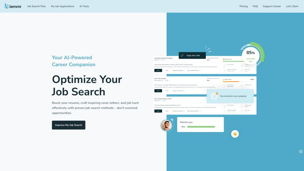 Lemmi: AI-Assisted Career Companion for Efficient Job Search Success