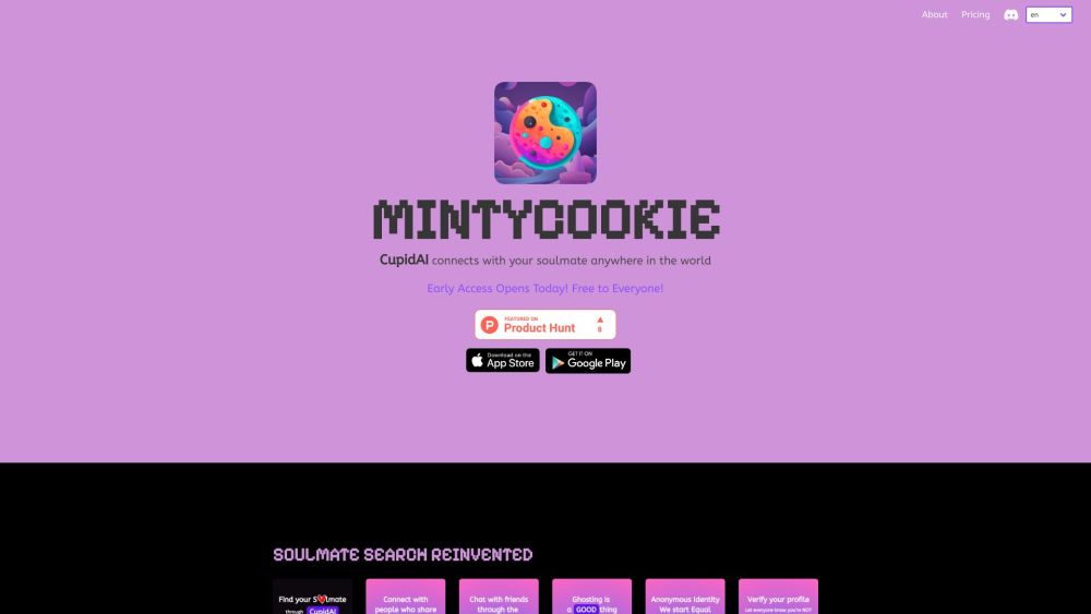 MintyCookie: AI Match-Making to Find Your Soulmate Today