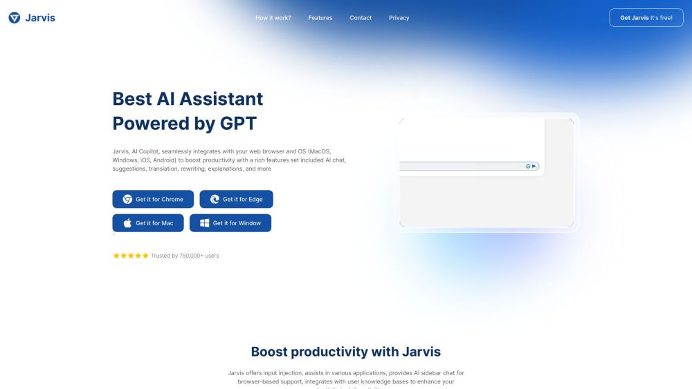 Jarvis: Enhance Productivity with AI Copilot for Smarter Workflows