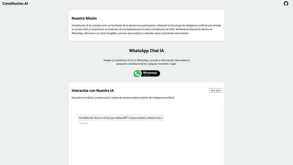 Constitucion.AI: Simplify Chile's Constitution via Conversational AI