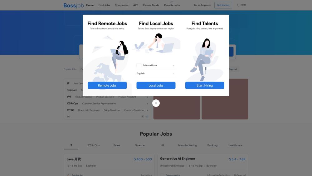 Bossjob: Chat-First, AI-Powered Hiring Platform for Smarter Recruitment