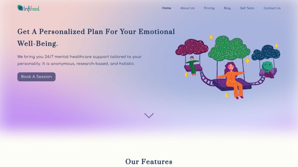 InfiHeal: AI Coach for Mental Health - World's Advanced Support System