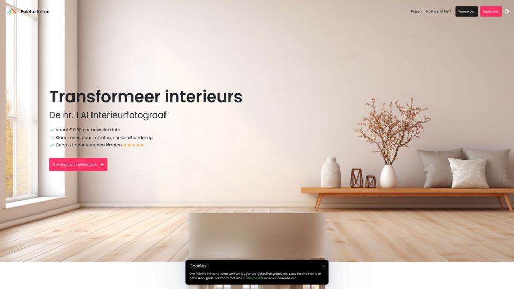 Palette Immo: AI-Powered Interior Design App for Stunning Spaces