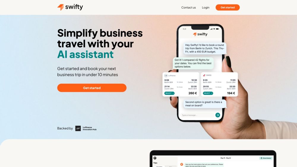 Swifty: AI Assistant - Effortless & Efficient Business Travel Solutions