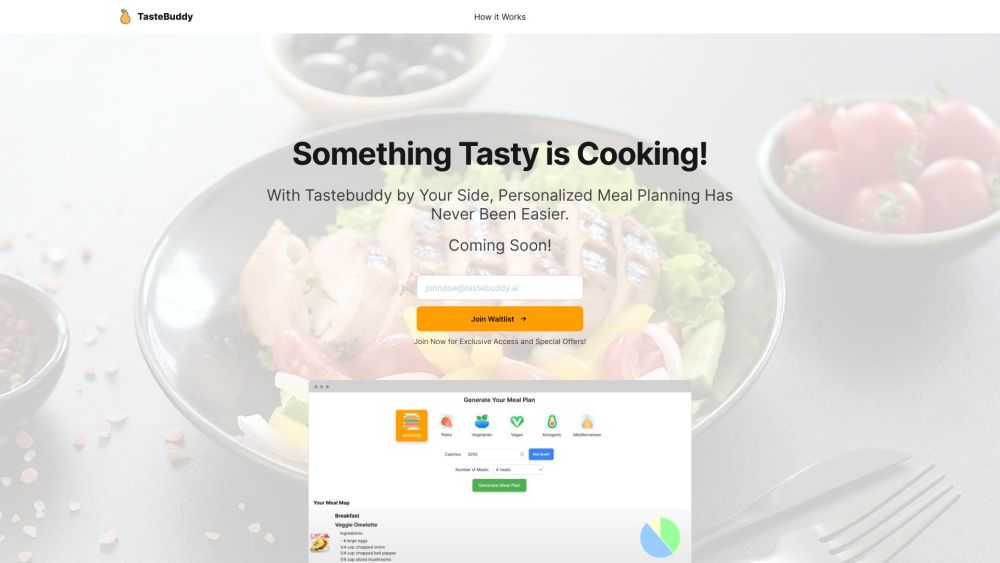 TasteBuddy: AI Meal Plans & Effortless, Customized Tracking