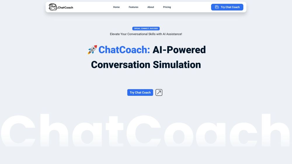 ChatCoach.io: Boost Communication with AI-Powered Conversation Simulation