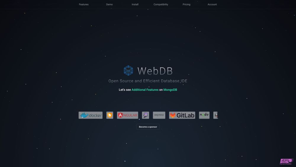 WebDB: Open Source & Efficient Database IDE for Developers