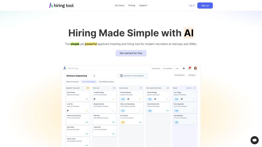 Hiring Tool: Simple & Powerful Applicant Tracking System Features