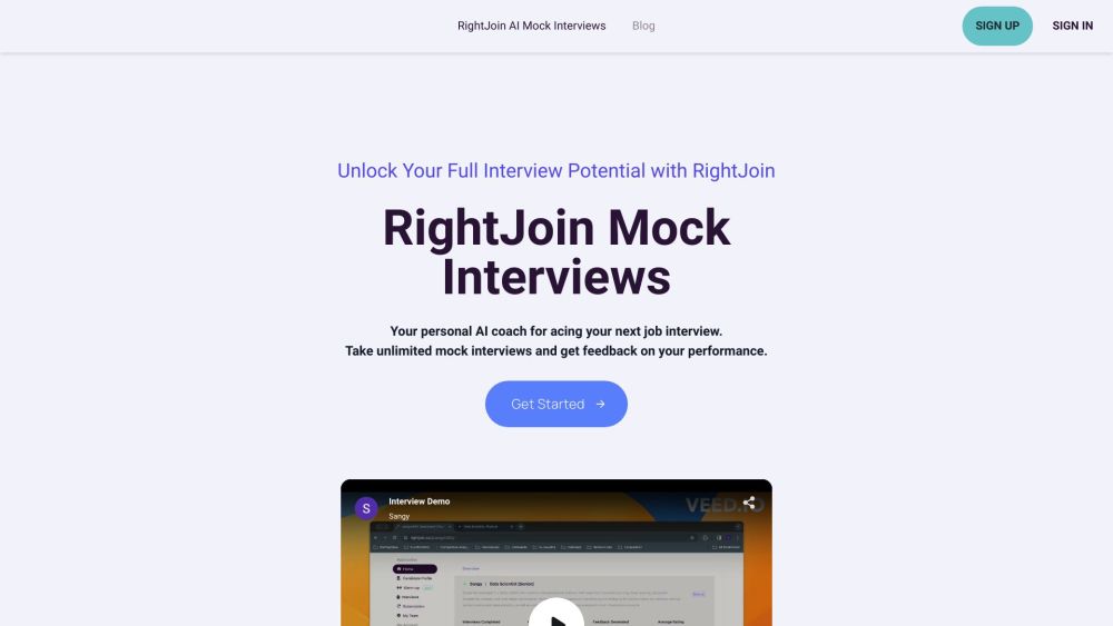 RightJoin AI Mock Interviews: AI-Powered Job Practice for Job Seekers