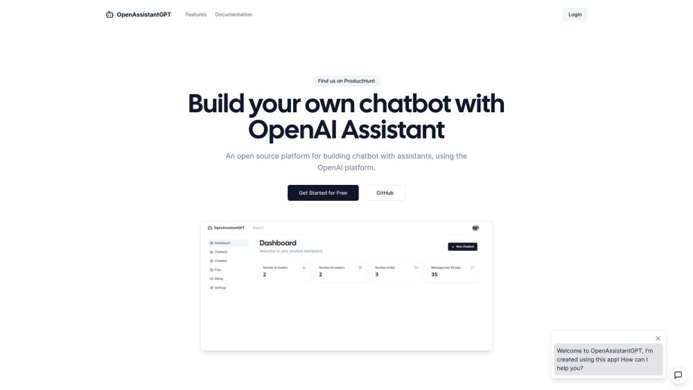 OpenAssistantGPT: Platform for Building Advanced Chatbot Assistants