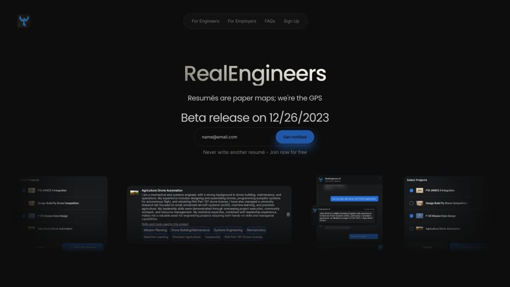 **RealEngineers: AI-driven platform for engineering recruitment transformation**