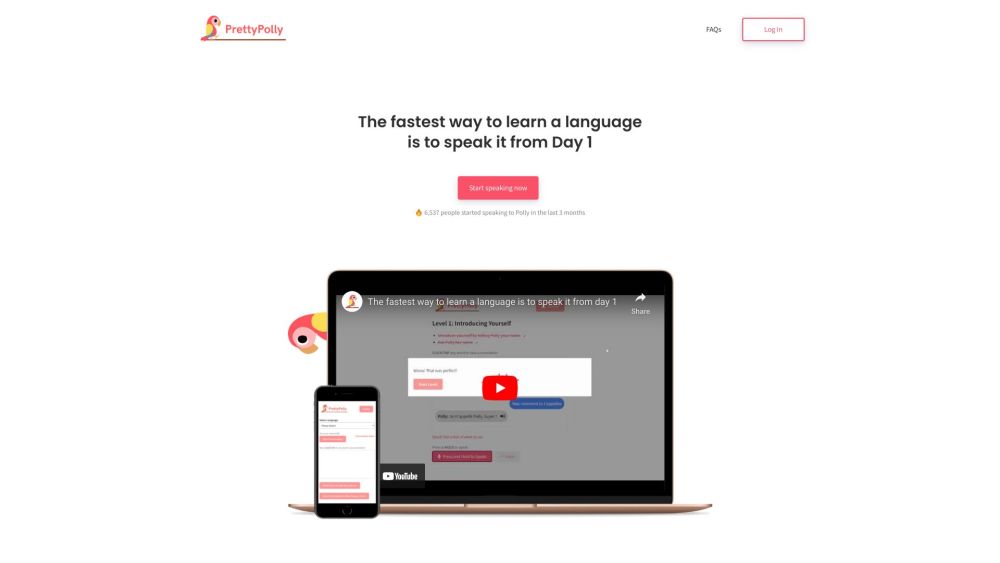 PrettyPolly: AI-Powered Language Learning for Faster Fluency