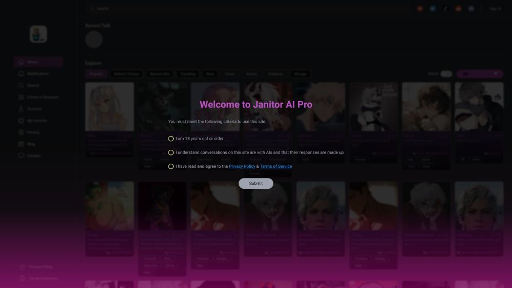 Janitor AI Pro: Unfiltered NSFW Chats with AI Characters