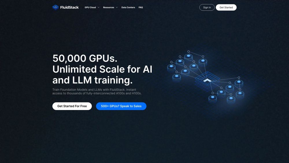 FluidStack: Leading GPU Cloud for AI & LLM Training Solutions