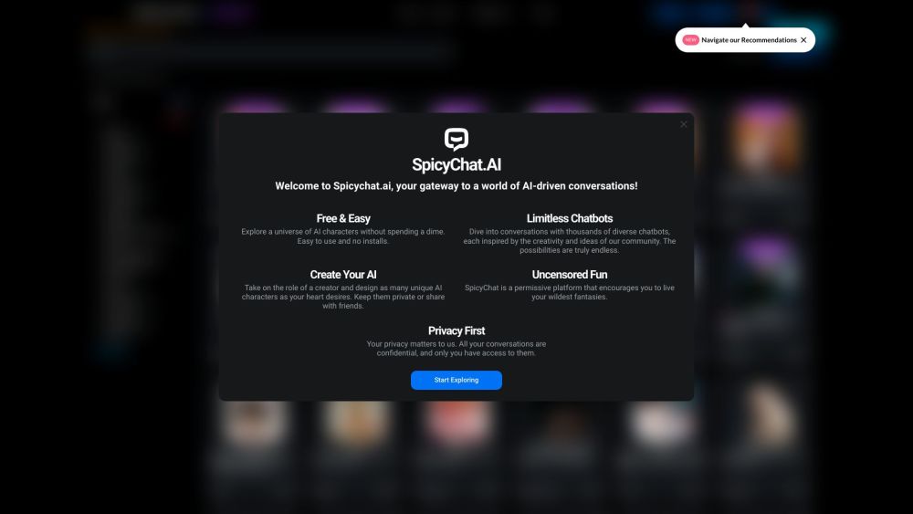 SpicyChat AI: Create & Interact with Lifelike AI Characters Instantly