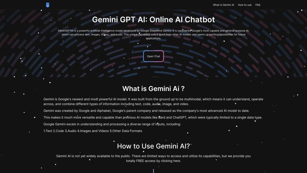 Gemini GPT AI: Versatile LLM with Powerful & Unique Capabilities