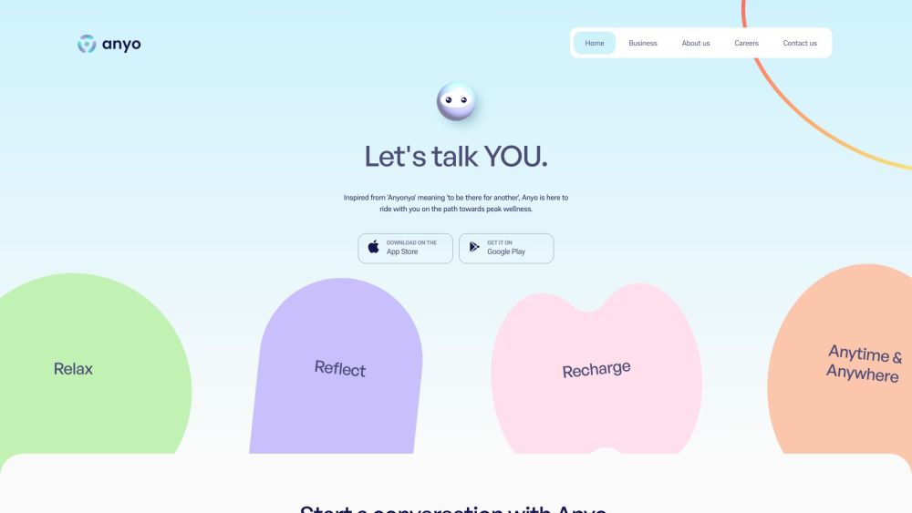 Anyo: AI Wellness - Stress Relief & Unlock Peak Potential