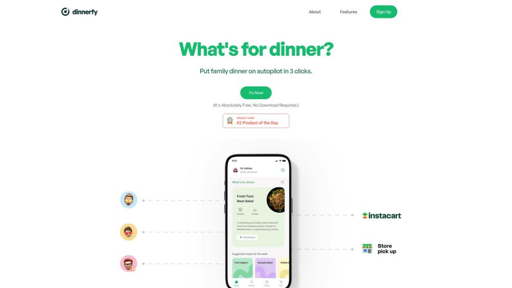 Dinnerfy: Automated Meal Planning & Grocery Shopping App for Busy Lives