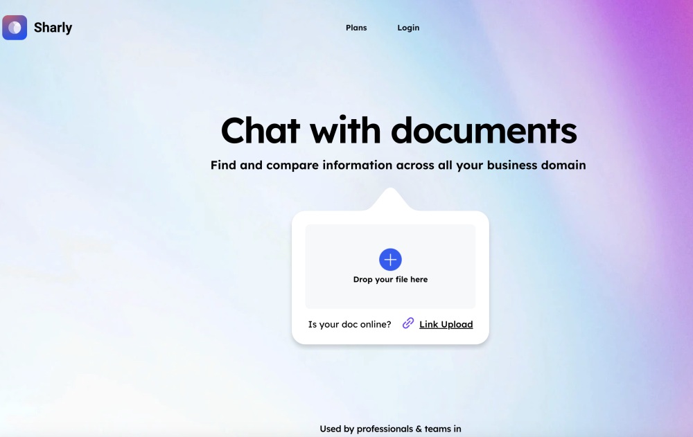 Sharly AI: Chat Instantly with Any Documents and PDFs