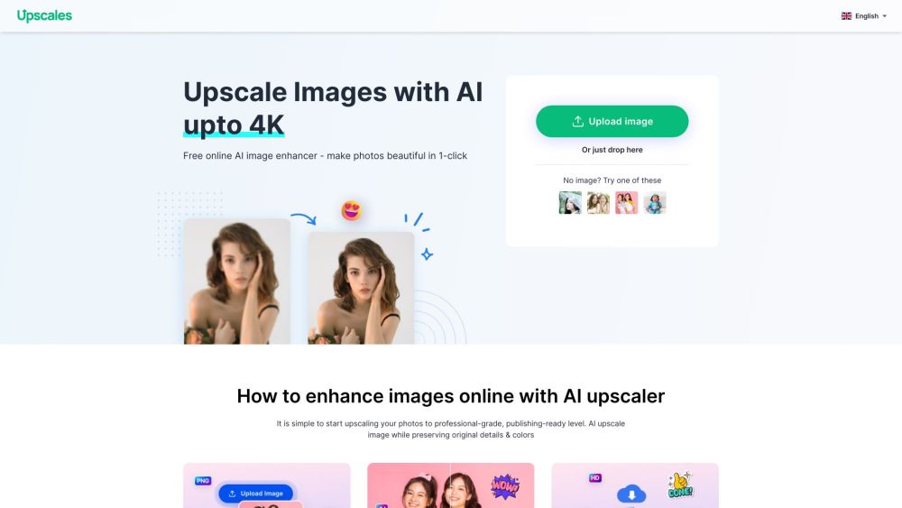 Upscales.ai: Upscale Images Online with Precision & Ease