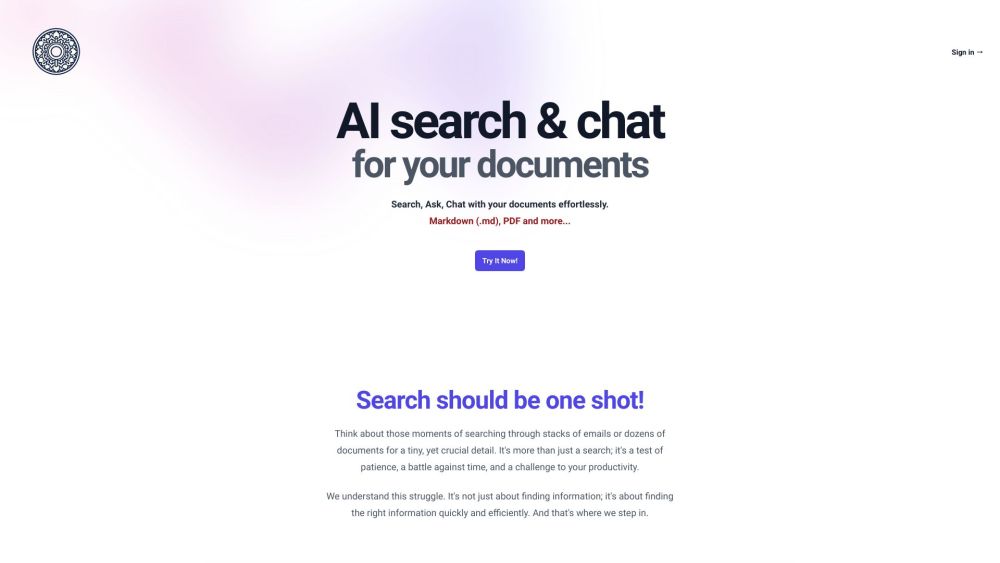 SearchMyDocs.ai: Effortless Retrieval from Personal Document Collection