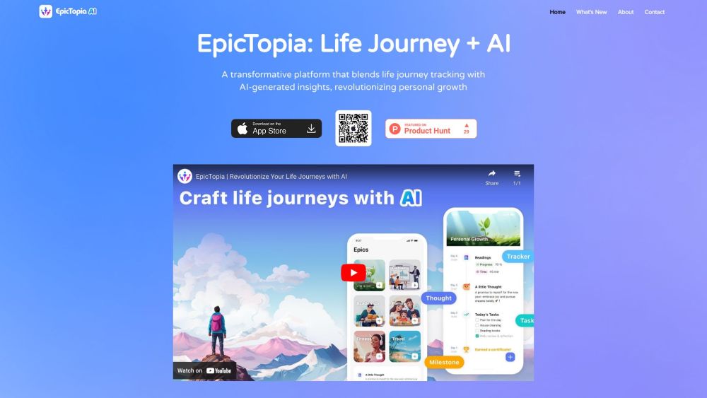 EpicTopia: Chronicle & Craft Life Journeys with AI Assistance