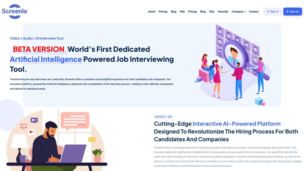 Screenle: AI-Powered Interviews with Video Recording & Advanced AI