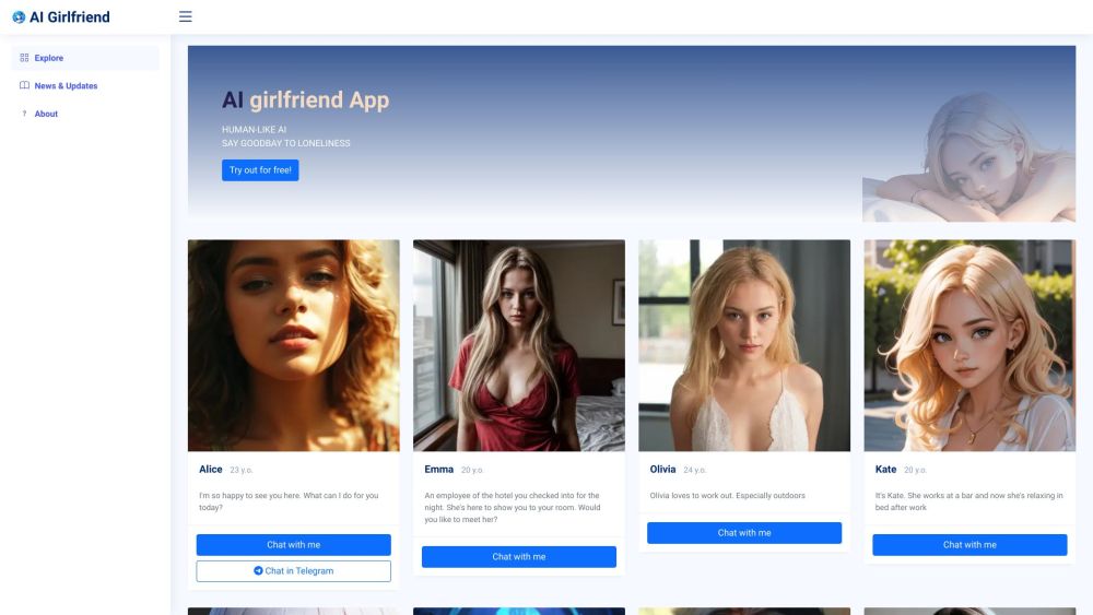 AiGirl.one: Virtual Companion for Love, Support & Connection