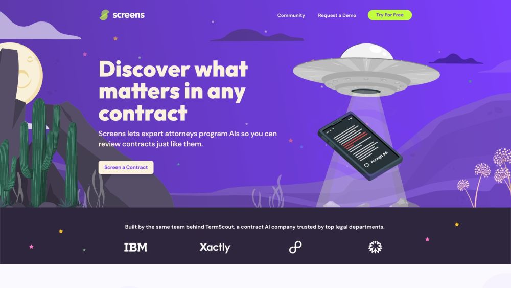 Screens: Effortlessly Review Contracts Like Experts with Precision