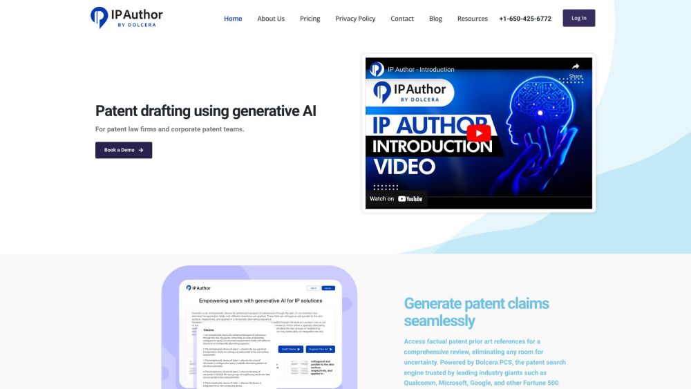 IP Author - AI Patent Drafting : Automate Patent Drafting with AI Power