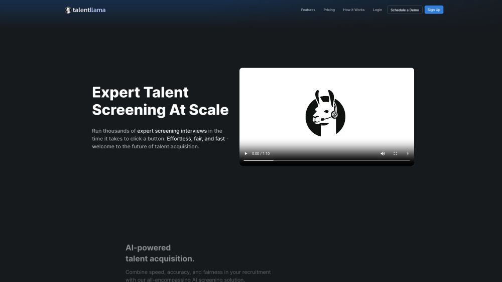 Talent Llama: Effortless, Expert Applicant Screening for Hiring Success