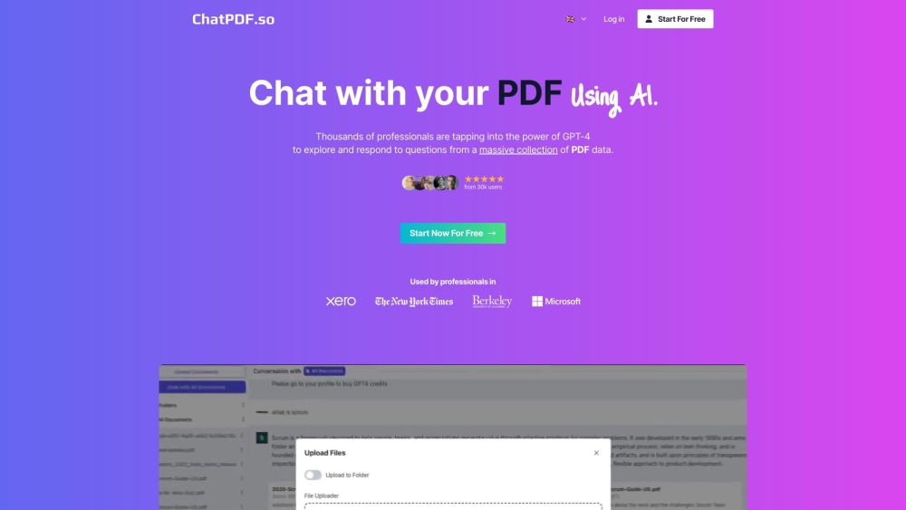 ChatPDF.so: AI-Powered PDF Interaction - Talk & Interact with Ease