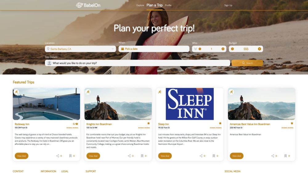 BabelOn: AI-Powered Trip Planning for Perfect Travel in Seconds