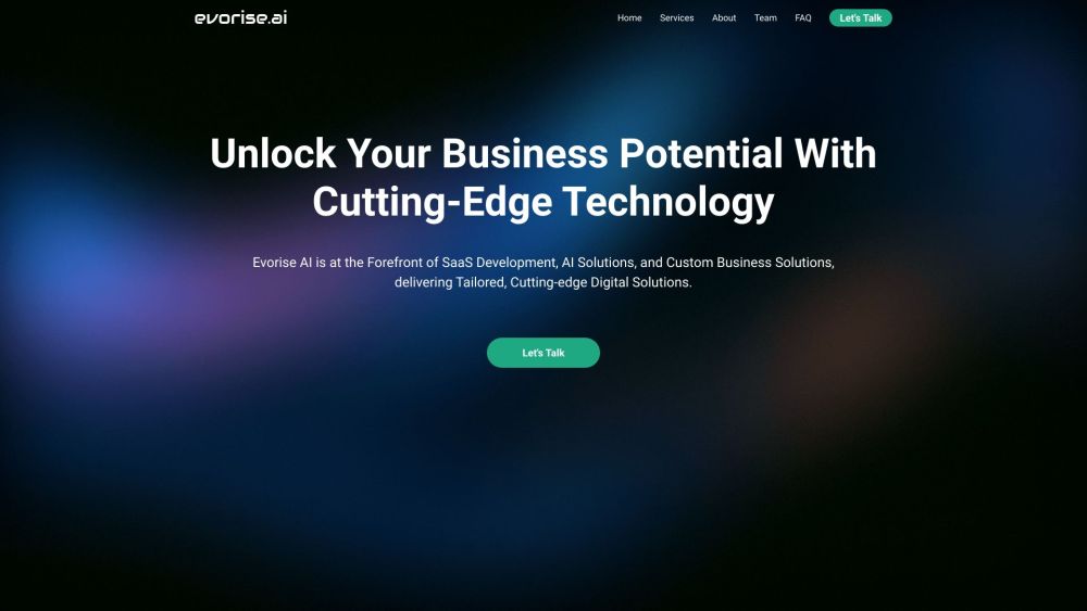 Evorise AI: Unlock Business Potential with Cutting-Edge Technology