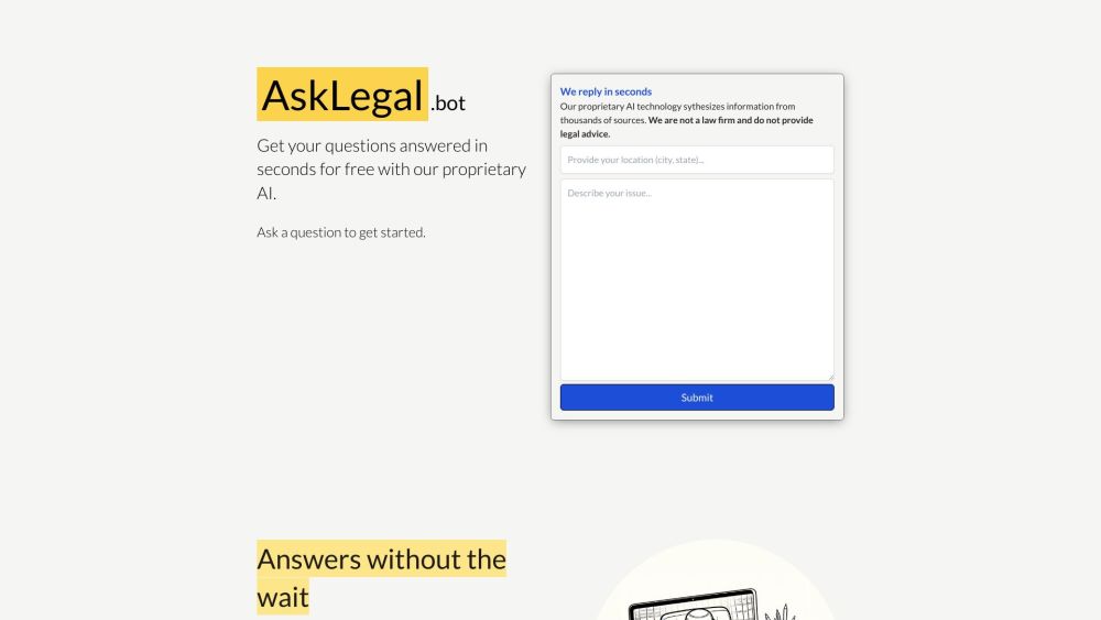 AskLegal.bot: Instant Legal Answers - Solutions in Seconds