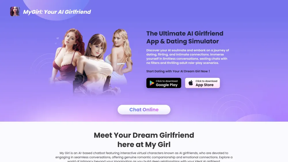 My Girl: Interactive Virtual Girlfriend Experience for Realistic Romance