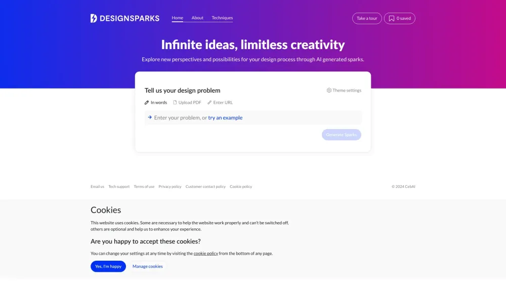 Design Sparks: AI-Generated Sparks to Improve Your Design Process