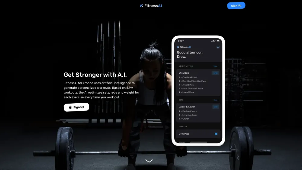 FitnessAI: AI-Powered Strength & Speed Workouts for Peak Performance