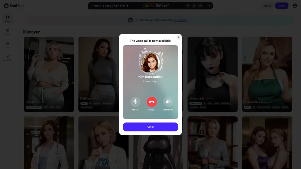 SoulFun: AI Chat App with Lifelike Characters for Conversations