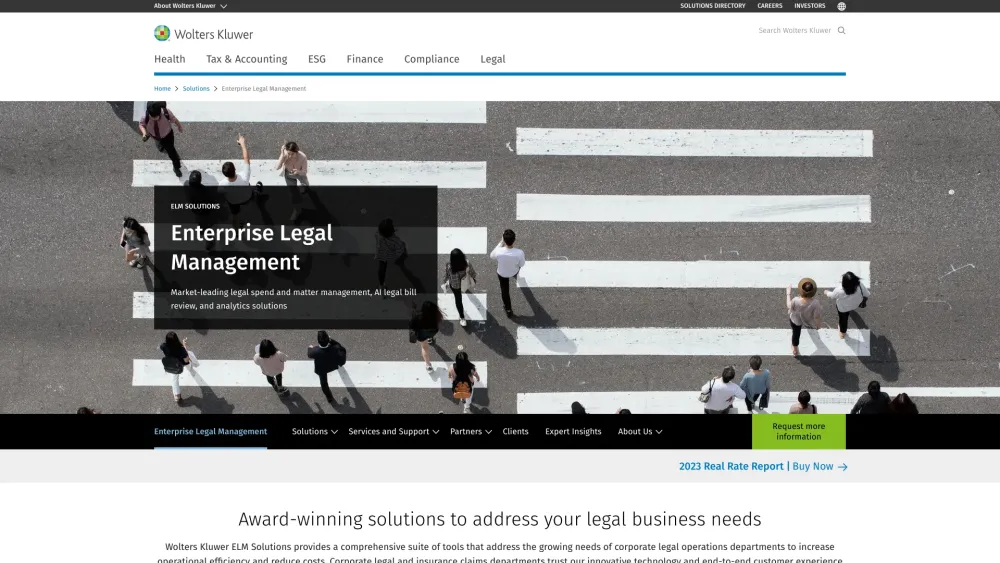 ELM Solutions: Market-Leading Enterprise Legal Management Software