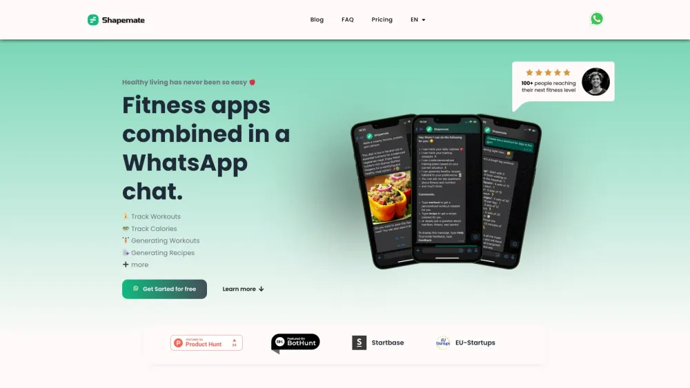 **Shapemate: AI-Powered Health & Fitness Chatbot on WhatsApp**