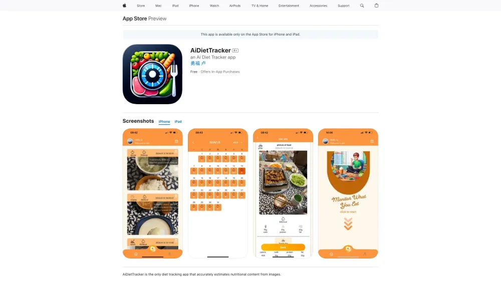 AiDietTracker: AI Analyzes Food Images for Nutritional Content