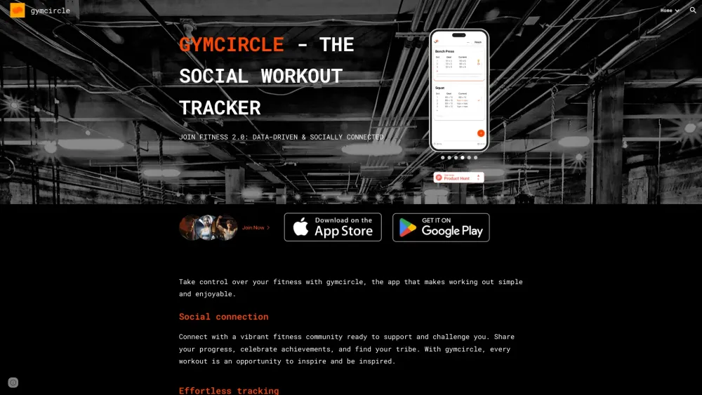 Gymcircle: Social Workout Tracker for Simple & Enjoyable Fitness